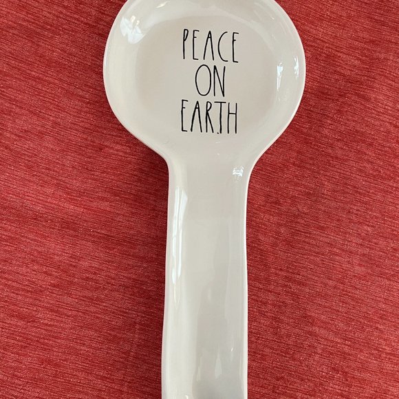 Rae Dunn "Peace on Earth" Spoon rest - Picture 1 of 3